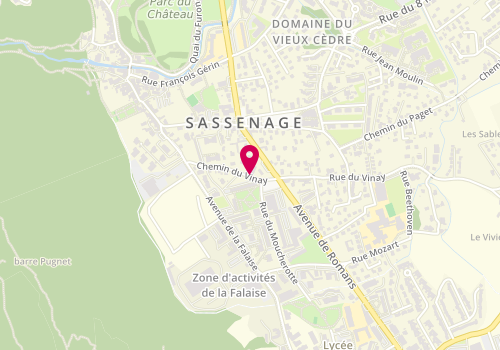 Plan de TARANTINI Cécile, 46 Chemin du Vinay, 38360 Sassenage