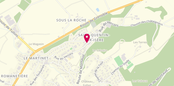 Plan de SCHENA Nadine, 484 Rue du Vercors, 38210 Saint-Quentin-sur-Isère