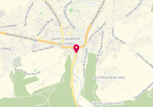 Plan de SERVERIN Stéphanie, Les Allees de Chartreuse
5 Rue des Ecrins, 38380 Saint-Laurent-du-Pont