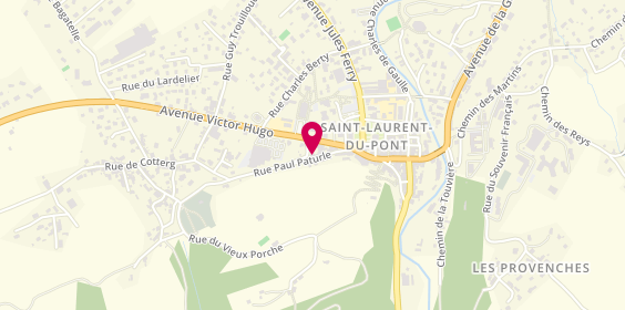 Plan de PAROT Laurence, 10 Rue Paturle, 38380 Saint-Laurent-du-Pont