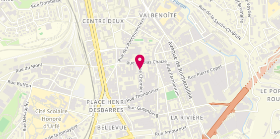 Plan de BACH TORRILLON Carole, 10 Rue Chomier, 42100 Saint-Étienne