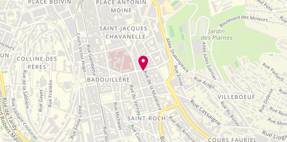 Plan de IMBERT Nelly, 32 Rue Badouillere, 42000 Saint-Étienne