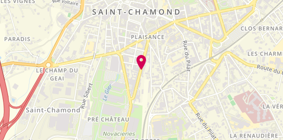Plan de DAHLERN CLAIRE Von, 27 Cours Adrien de Montgolfier, 42400 Saint-Chamond