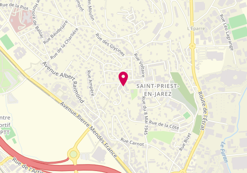 Plan de GUEMEZ VOURZAY Séverine, 1 Allée du parc, 42270 Saint-Priest-en-Jarez