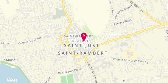 Plan de MOINE Laurence, 1 Place de la Paix, 42170 Saint-Just-Saint-Rambert