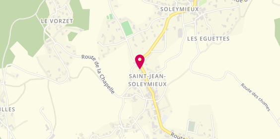 Plan de MOIRIER Stéphanie, 193 Route de Soleymieux, 42560 Soleymieux
