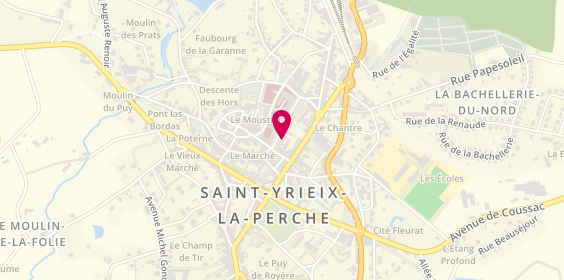 Plan de EMILE Françoise, 11 Place du President Magnaud, 87500 Saint-Yrieix-la-Perche