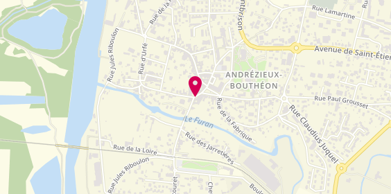 Plan de ARSAC REYMOND Corinne, 1 Rue Jean Martouret, 42160 Andrézieux-Bouthéon