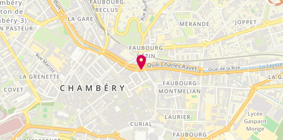 Plan de FOMBONNE Julie, 1 Place de la Liberation, 73000 Chambéry