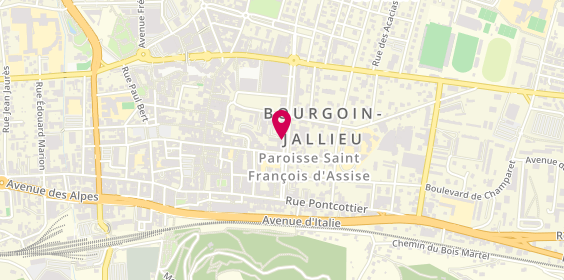 Plan de GOURCY Véronique, le Kerylos
21 Avenue Marechal Leclerc, 38300 Bourgoin-Jallieu