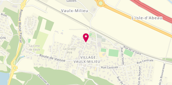 Plan de SEGURA Anne Lise, Centre de Soins Axis
5 Route de Vienne, 38090 Vaulx-Milieu