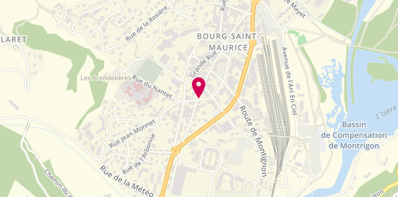 Plan de COMBAZ Stéphanie, Residence Les Campanules
344 Avenue du Centenaire, 73700 Bourg-Saint-Maurice