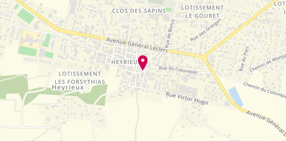 Plan de DUFOUR Christophe, 14 Rue du Colombier, 38540 Heyrieux