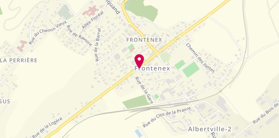 Plan de BRION Catherine, 17 Rue de la Mairie, 73460 Frontenex