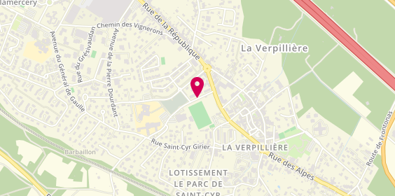 Plan de BENIKHLEF Louisa, 80 Rue du Midi, 38290 La Verpillière