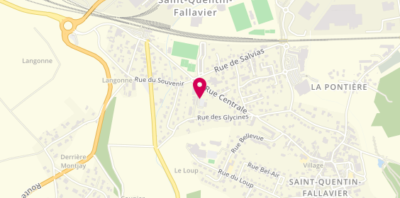 Plan de WARGA Laurie, Médicentre
725 Rue Centrale, 38070 Saint-Quentin-Fallavier