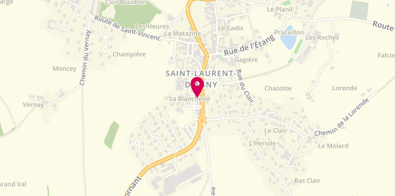 Plan de Alphavox, 51 Rue de la Gloriette, 69440 Saint-Laurent-d'Agny