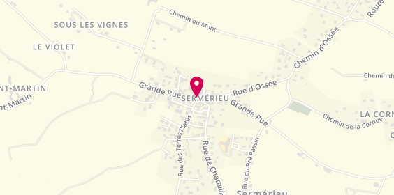Plan de BOREL Ophélie, Entrepreneur Individuel
249 Grande Rue, 38510 Sermérieu