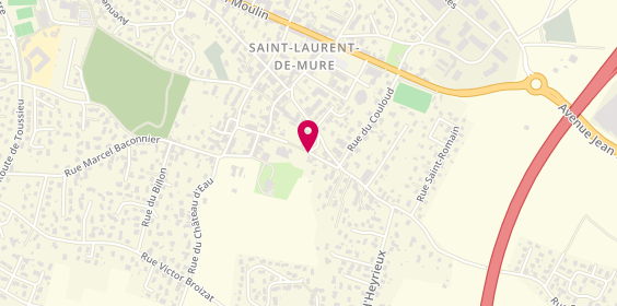 Plan de BOURJAILLAT Céline, 14 Rue de l'Église, 69720 Saint-Laurent-de-Mure