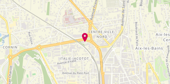 Plan de ANCEY VEUILLET Caroline, 21 Boulevard de Lattre de Tassigny, 73100 Aix-les-Bains