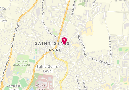 Plan de JALLAIS Emilie, 2 Place Chanoire Coupat, 69230 Saint-Genis-Laval