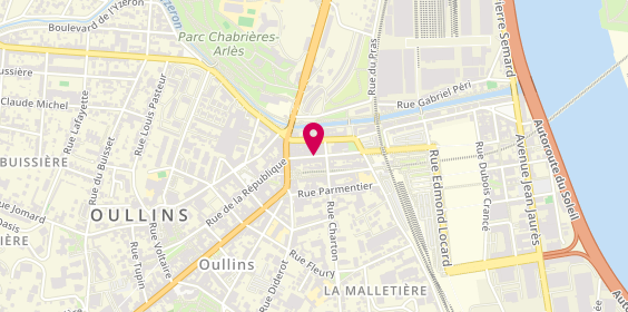 Plan de DUCLERCQ Sophie, 24 Rue de la Republique, 69600 Oullins