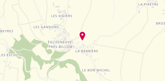 Plan de ARTHAUD Valérie, Champlong, 63160 Égliseneuve-près-Billom
