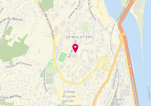 Plan de DAILLER CORREARD Laurence, 4A Chemin de la Bastéro, 69350 La Mulatière