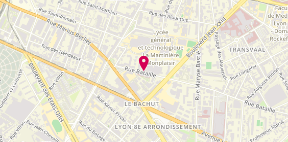 Plan de NIRLO Maureen, 35 Rue Bataille, 69008 Lyon