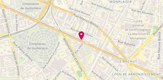 Plan de SICAUD Solenne, 283 Avenue Berthelot, 69008 Lyon