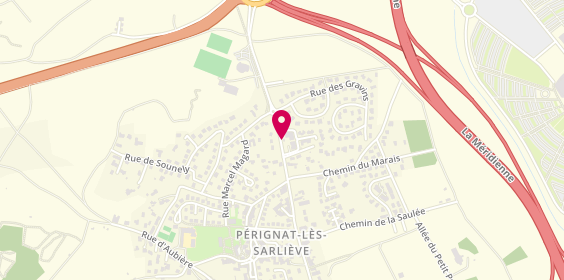 Plan de FERRAND DELON Perrine, 1 Avenue de la République, 63170 Pérignat-lès-Sarliève