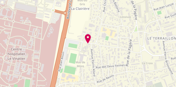 Plan de LOVERO BARBIER Sandrine, 24 Rue de la Marne, 69500 Bron