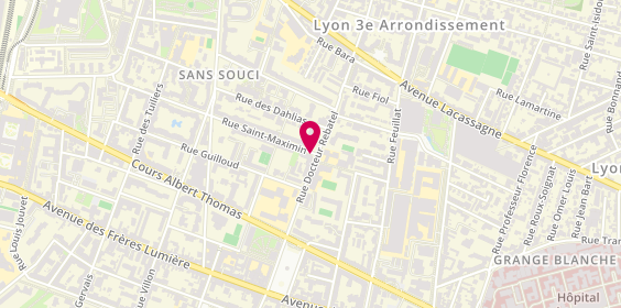 Plan de DE TEXIER Solen, 62 Rue Saint Maximin, 69003 Lyon