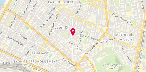 Plan de LAMY Florence, 13 Rue Madeleine, 69007 Lyon
