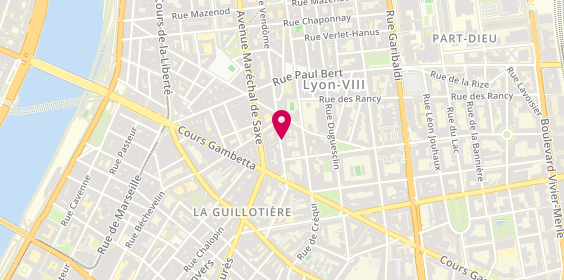 Plan de VALVERDE Brigitte, 261 Rue Vendôme, 69003 Lyon
