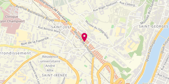 Plan de PIONCHON Sophie, 10 Rue des Basses Verchères, 69005 Lyon