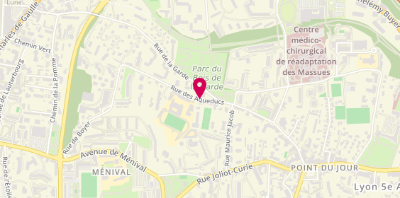 Plan de BOEUF Vanina, Cabinet Paramedical
61 Rue des Aqueducs, 69005 Lyon