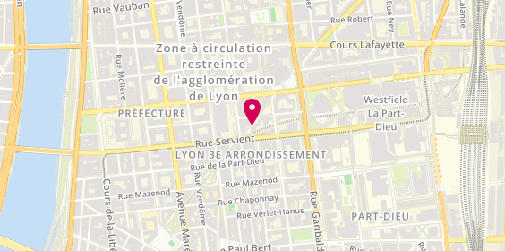 Plan de DUCARD Christine, 110 Rue Moncey, 69003 Lyon