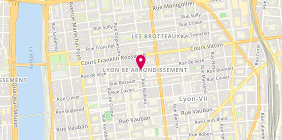 Plan de Orthophoniste, 90 Rue Boileau, 69006 Lyon