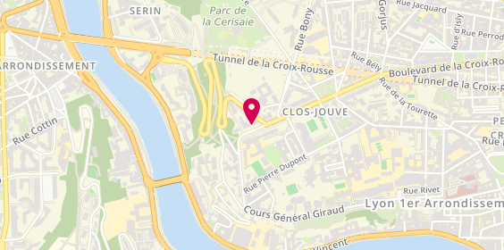 Plan de KRIEGER Chantal, 9 Boulevard de la Croix Rousse, 69004 Lyon