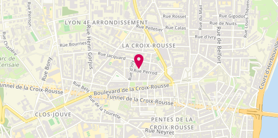 Plan de Florence Lerouge Orthophoniste, 5 Rue Duviard, 69004 Lyon