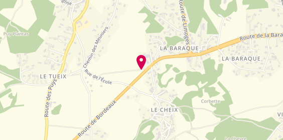 Plan de BOUCHET DE Saint RAPT Ariane, la Baraque
10 Route de Limoges, 63870 Orcines