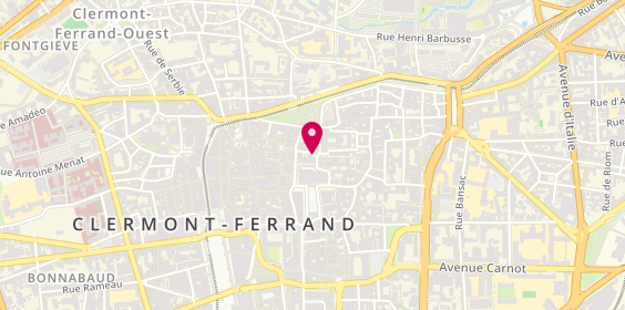 Plan de BOUCHARD Carine, 3 Rue Tour la Monnaie, 63000 Clermont-Ferrand