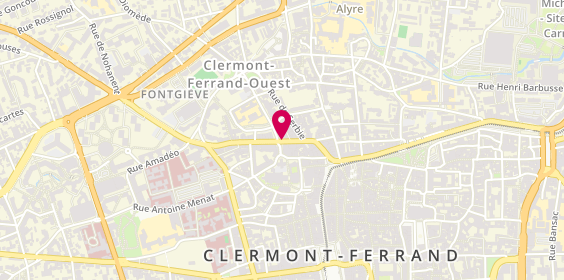 Plan de LAIME Sophie, 30 Rue Fontgieve, 63000 Clermont-Ferrand