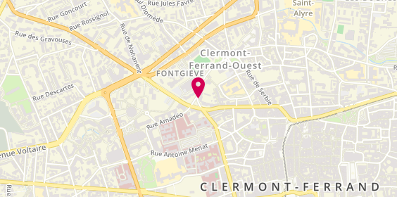 Plan de DUVAL Marlène, 2 Rue Pierre Besset, 63000 Clermont-Ferrand