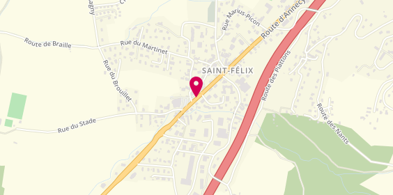 Plan de TURQUIER Mathilde, 200 Route d'Aix Les Bains, 74540 Saint-Félix