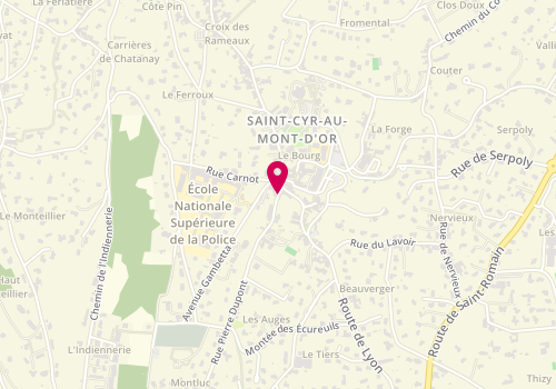 Plan de LEPINE Juliette, 4 Rue Pierre Dupont, 69450 Saint-Cyr-au-Mont-d'Or