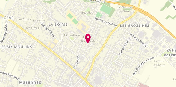 Plan de LOMBARD Emmanuelle, Marennes
2 Bis Rue du Commandant Lucas, 17320 Marennes-Hiers-Brouage