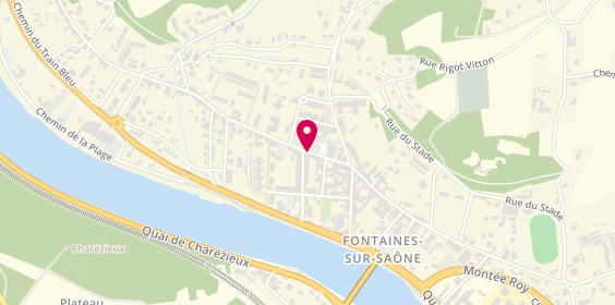 Plan de BOURGEOIS Marie Laure, 44 Rue Gambetta, 69270 Fontaines-sur-Saône