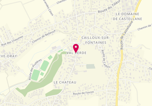 Plan de GUBANTI Anne, Cabinet d'Orthophonie
97 Route de Noailleux, 69270 Cailloux-sur-Fontaines